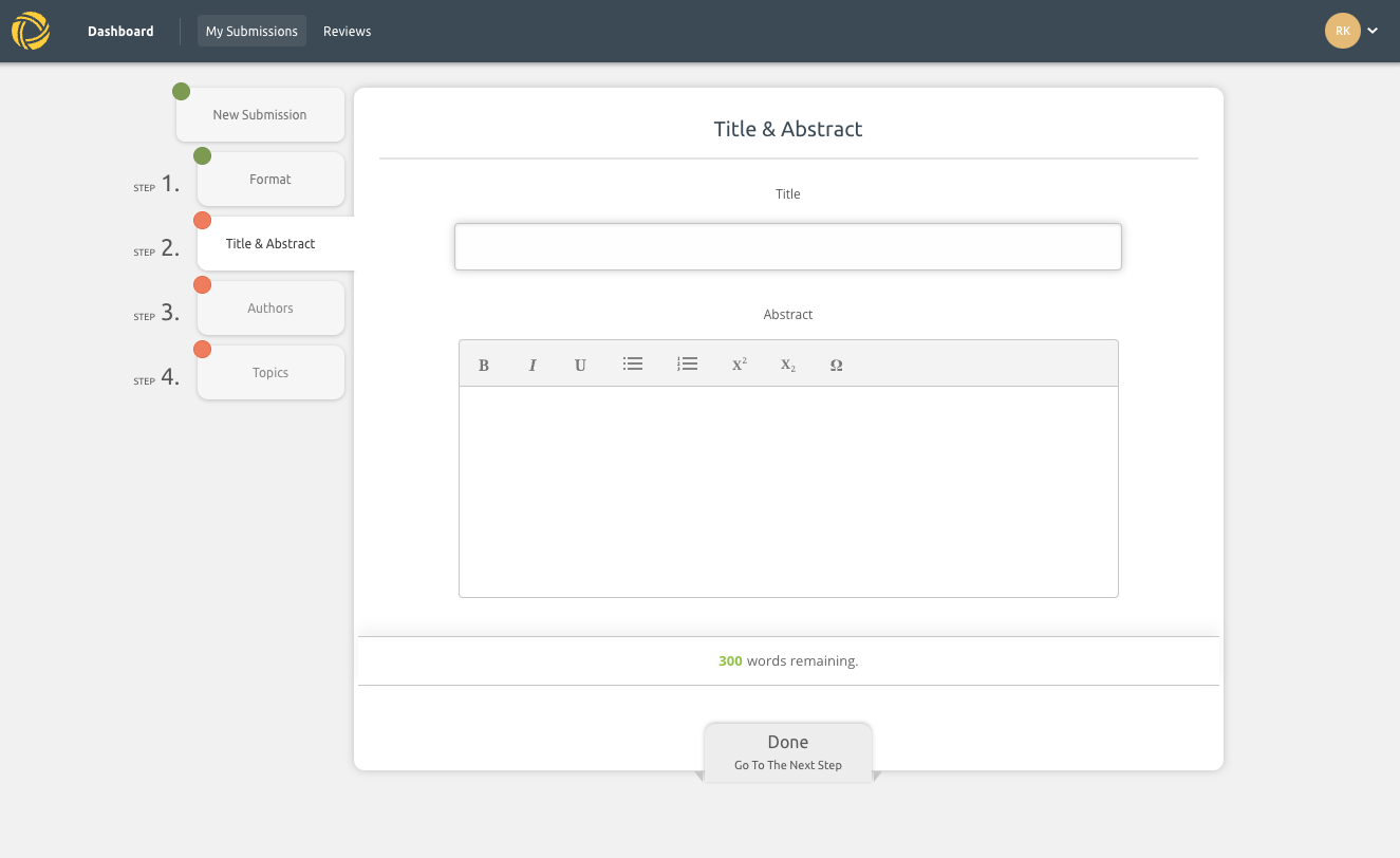 Submitting An Abstract Paper